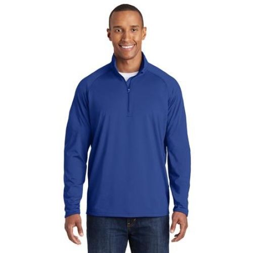 Sport-Tek Tall Sport-Wick Stretch 1/2-Zip Pullover