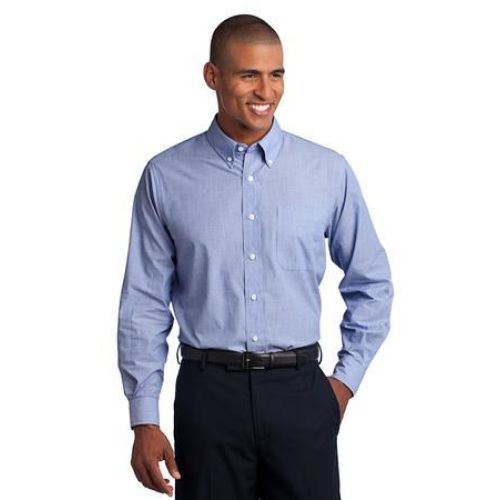 Port Authority Tall Crosshatch Easy Care Shirt