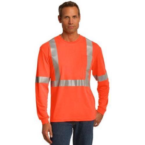 CornerStone ANSI 107 Class 2 Long Sleeve Safety T-Shirt