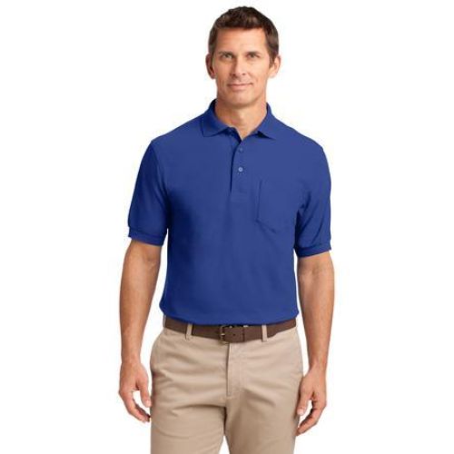 Port Authority Tall Silk Touch Polo with Pocket