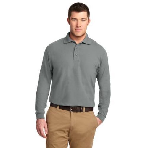 Port Authority Tall Silk Touch Long Sleeve Polo