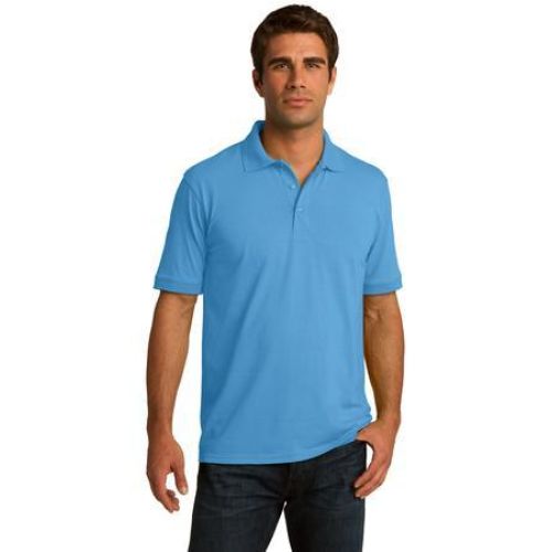 Port & Tall Jersey Knit Polo Baileys Printing