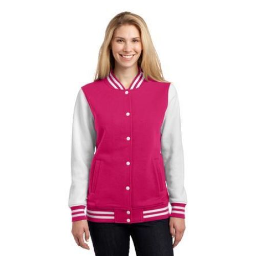 Sport-Tek Ladies Fleece Letterman Jacket