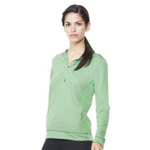 Women’s Long Sleeve Half-Zip Hooded Pullover