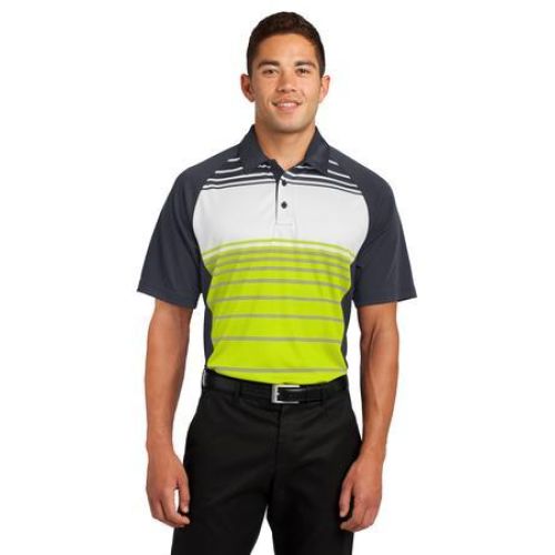 ST600 Sport-Tek Dry Zone Sublimated Stripe Polo