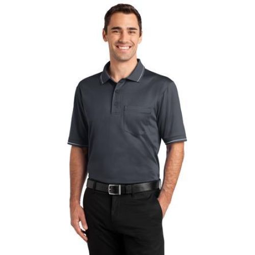 CornerStone Select Snag-Proof Tipped Pocket Polo