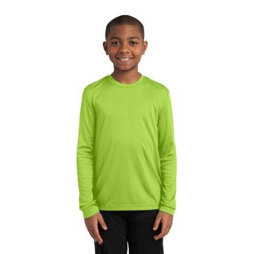 YST350LS Sport-Tek Youth Long Sleeve PosiCharge Competitor Tee