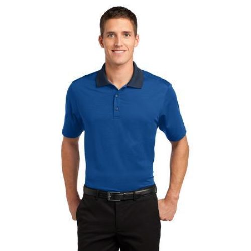 K558 Port Authority Fine Stripe Performance Polo