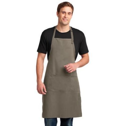 A700 Port Authority Easy Care Extra Long Bib Apron with Stain Release