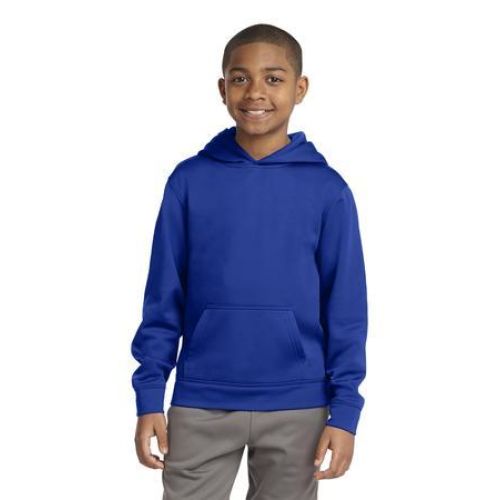 Sport-Tek Youth Sport-Wick Fleece Hooded Pullover