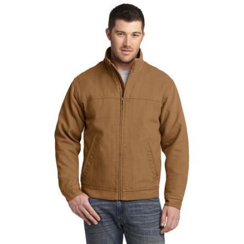 CSJ40 Cornerstone Washed Duck Cloth Flannel-Lined Work Jacket