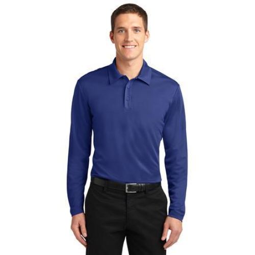 Port Authority Silk Touch Performance Long Sleeve Polo