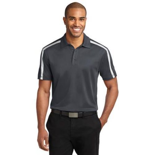 K547 Port Authority Silk Touch Performance Colorblock Stripe Polo