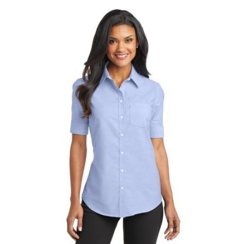 L659 Port Authority Ladies Short Sleeve SuperPro Oxford Shirt