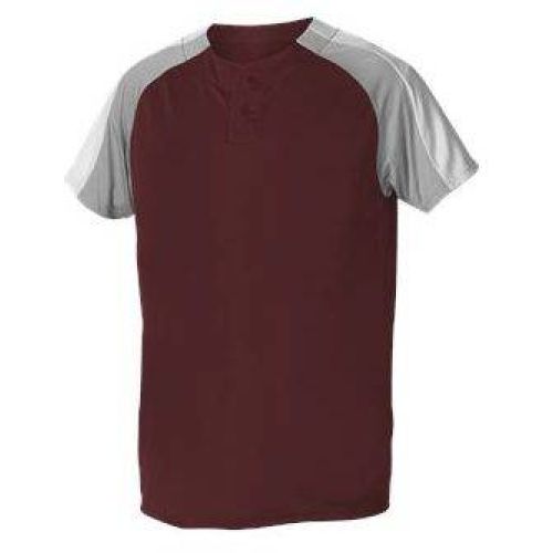 Two Button Henley Baseball Jersey EMBriggs