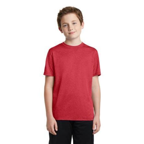 Sport-Tek Youth Heather Contender Tee