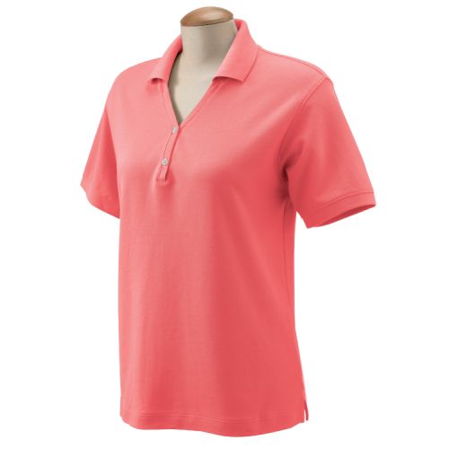 Devon & Jones Ladies’ Pima Pique Short-Sleeve Polo