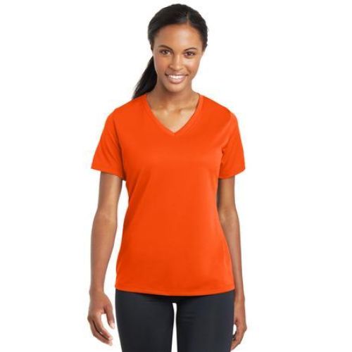 LST340 Sport-Tek Ladies PosiCharge RacerMesh V-Neck Tee - Wholesale ...