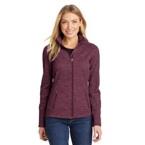 Port Authority Ladies Digi Stripe Fleece Jacket