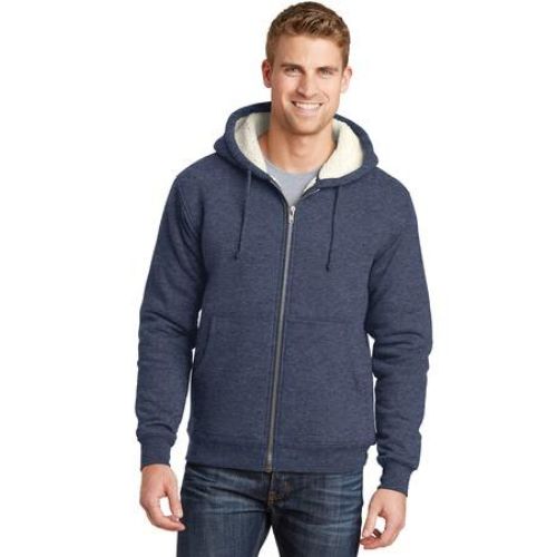 CornerStone Heavyweight Sherpa-Lined Hooded Fleece Jacket