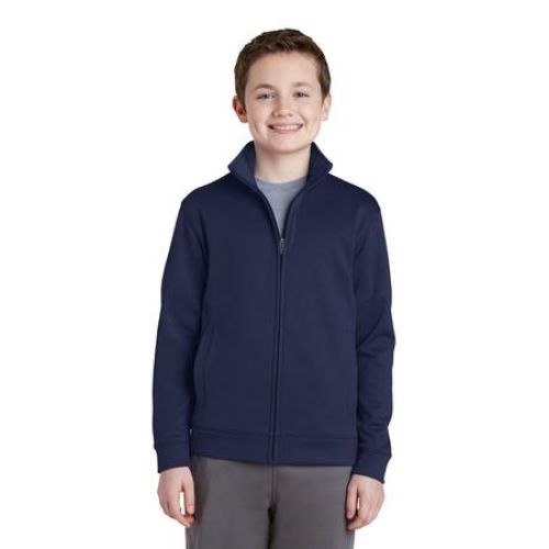 Sport-Tek Youth Sport-Wick Fleece Full-Zip Jacket