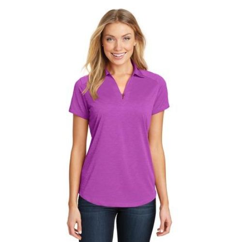 L574 Port Authority Ladies Digi Heather Performance Polo