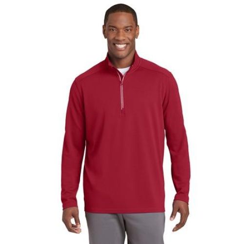 ST860 Sport-Tek Sport-Wick Textured 1/4-Zip Pullover