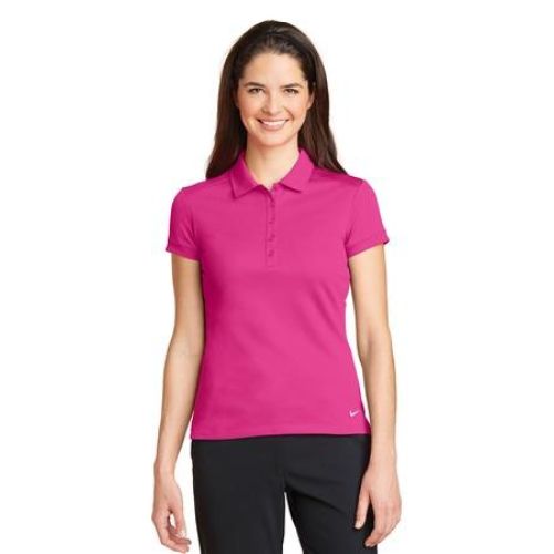 Nike Ladies Dri-FIT Solid Icon Pique Modern Fit Polo