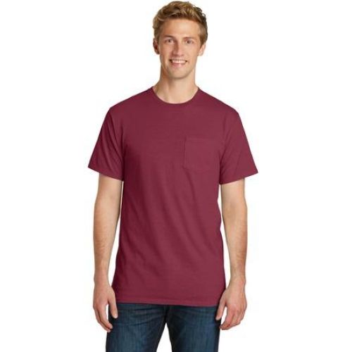 Port & Company Pigment-Dyed Pocket Tee