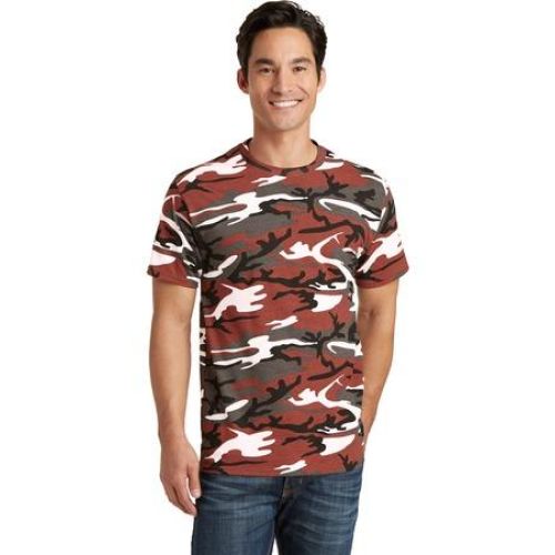 Port & Company Core Cotton Camo Tee