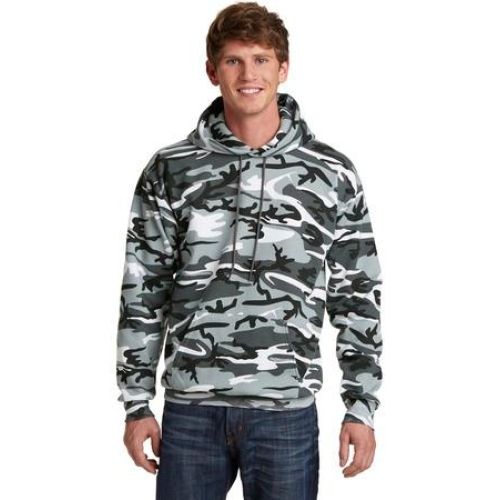 Port & Company Core Fleece Camo Pullover Hooded Sweatshirt