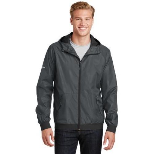 Sport-Tek Embossed Hooded Wind Jacket