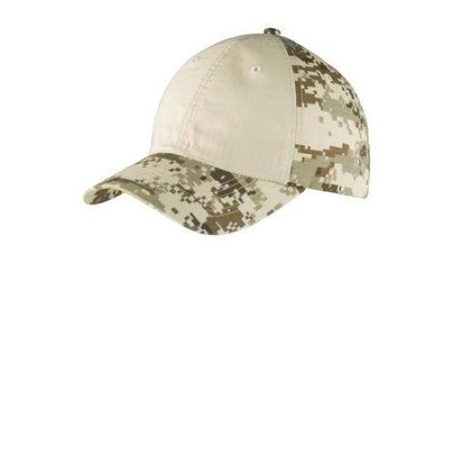 Port Authority Colorblock Digital Ripstop Camouflage Cap