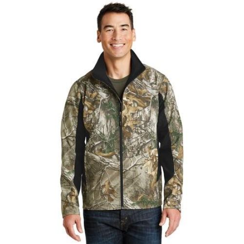 J318C Port Authority Camouflage Colorblock Soft Shell