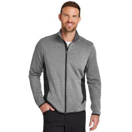 Eddie Bauer Full-Zip Heather Stretch Fleece Jacket