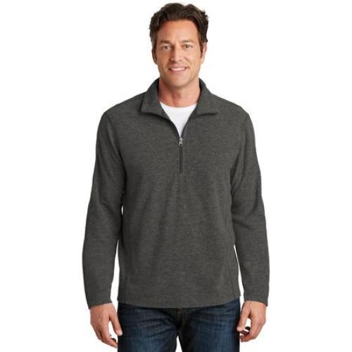 Port Authority Heather Microfleece 1/2-Zip Pullover