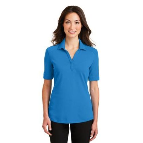 Port Authority Ladies Silk Touch Interlock Performance Polo