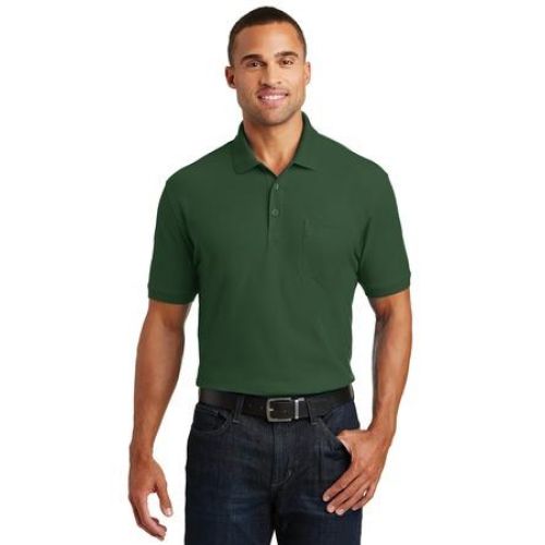 Port Authority Core Classic Pique Pocket Polo