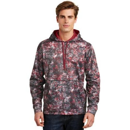 Sport-Tek Sport-Wick Mineral Freeze Fleece Hooded Pullover