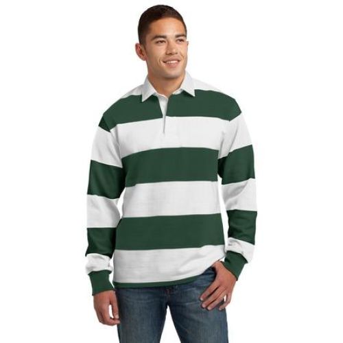 Sport-Tek Classic Long Sleeve Rugby Polo