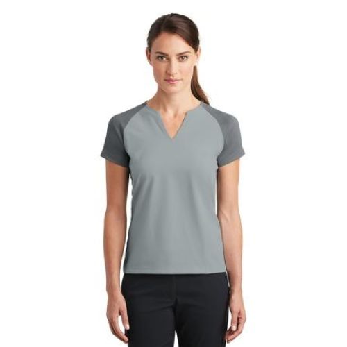 Nike Ladies Dri-FIT Stretch Woven V-Neck Top