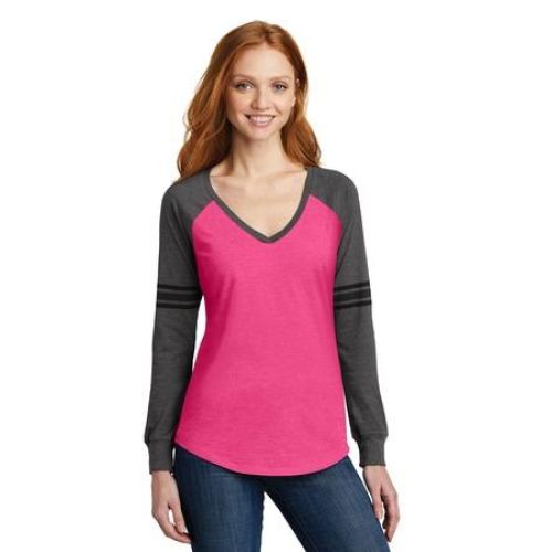 District Women’s Game Long Sleeve V-Neck Tee