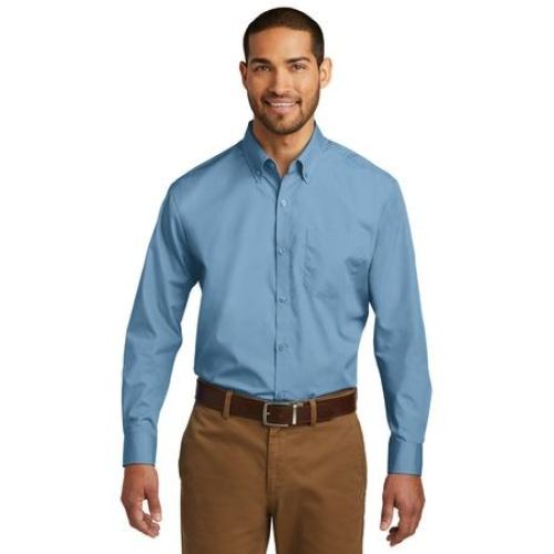 Port Authority Long Sleeve Carefree Poplin Shirt