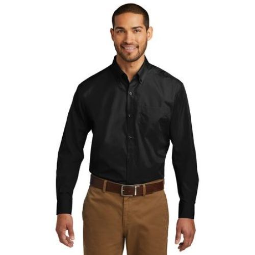 Port Authority Tall Long Sleeve Carefree Poplin Shirt