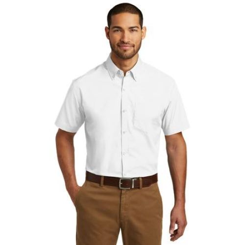 W101 Port Authority Short Sleeve Carefree Poplin Shirt