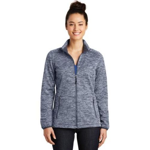 Sport-Tek Ladies PosiCharge Electric Heather Soft Shell Jacket