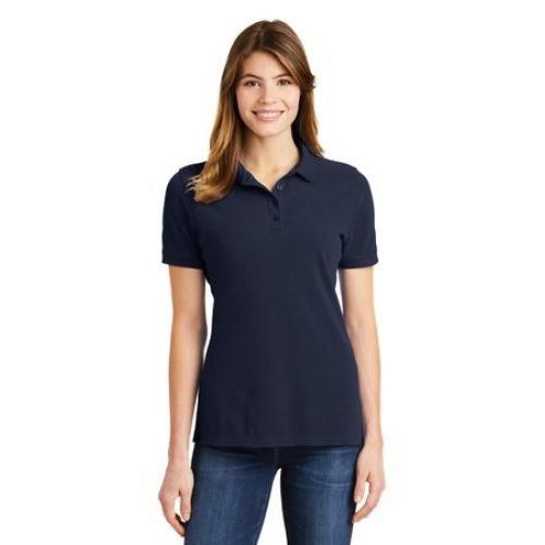 Port & Company Ladies Ring Spun Pique Polo