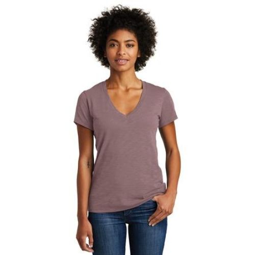 Alternative Women’s Weathered Slub So-Low V-Neck Tee