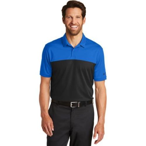 881655 Nike Dri-FIT Colorblock Micro Pique Polo