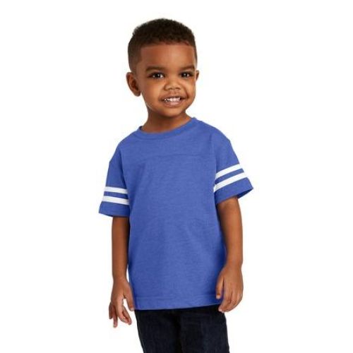 Rabbit Skins Toddler Football Fine Jersey Tee